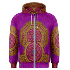 Summer Sun Shine In A Sunshine Mandala Men s Zipper Hoodie by pepitasart