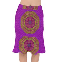 Summer Sun Shine In A Sunshine Mandala Mermaid Skirt by pepitasart