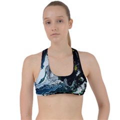 Twist 4 Criss Cross Racerback Sports Bra by bestdesignintheworld