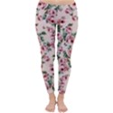 Pink Roses and Butterflies Classic Winter Leggings View1