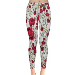 Poppy And Daisy Print Inside Out Leggings by CasaDiModa