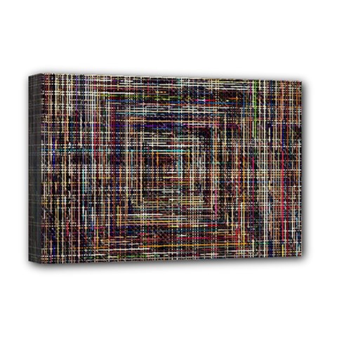 Unique Pattern Deluxe Canvas 18  X 12   by Sapixe