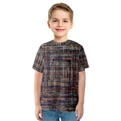 Unique Pattern Kids  Sport Mesh Tee