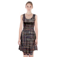 Unique Pattern Racerback Midi Dress