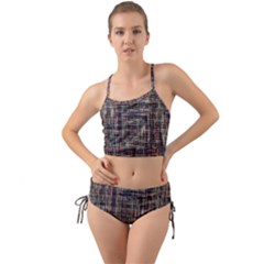 Unique Pattern Mini Tank Bikini Set