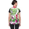 Vector Pattern Tropical Women s Puffer Vest View2