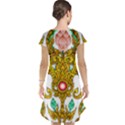 Traditional Thai Style Painting Cap Sleeve Nightdress View2