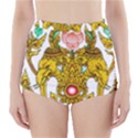 Traditional Thai Style Painting High-Waisted Bikini Bottoms View1