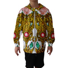 Traditional Thai Style Painting Hooded Wind Breaker (kids)