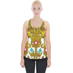 Traditional Thai Style Painting Piece Up Tank Top by Sapixe