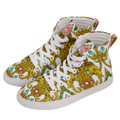 Traditional Thai Style Painting Men s Hi-top Skate Sneakers