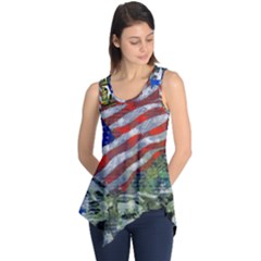 Usa United States Of America Images Independence Day Sleeveless Tunic by Sapixe