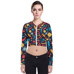 Virus Pattern Bomber Jacket by Sapixe