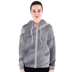 Wave Form Texture Background Women s Zipper Hoodie by Sapixe