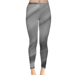 Wave Form Texture Background Inside Out Leggings by Sapixe