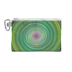 Wire Woven Vector Graphic Canvas Cosmetic Bag (medium) by Sapixe