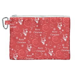 Santa Christmas Collage Canvas Cosmetic Bag (xl) by Sapixe