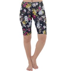 Floral Print Cropped Leggings  by CasaDiModa