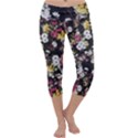 Floral print Capri Yoga Leggings View1