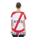 No Racism Skirt Hem Sports Top View2