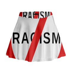 No Racism Mini Flare Skirt