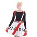 No Racism Suspender Skater Skirt View1