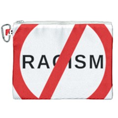 No Racism Canvas Cosmetic Bag (xxl) by demongstore