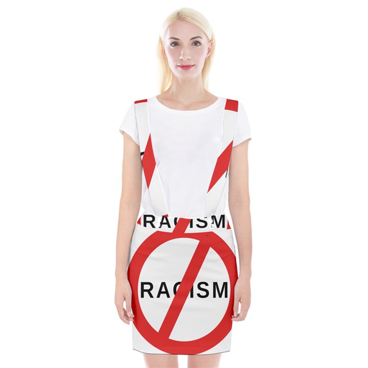 No Racism Braces Suspender Skirt