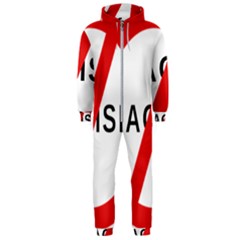 2000px No Racism Svg Hooded Jumpsuit (men)  by demongstore