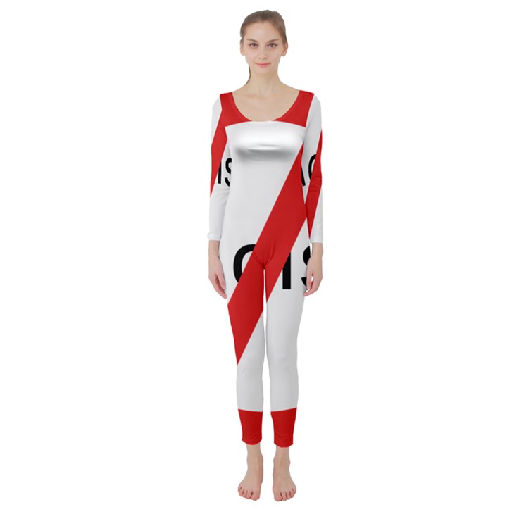 2000px No Racism Svg Long Sleeve Catsuit