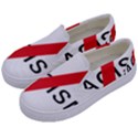 2000px No Racism Svg Kids  Canvas Slip Ons View2