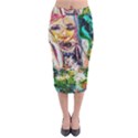 Mermaid 1 Velvet Midi Pencil Skirt View1