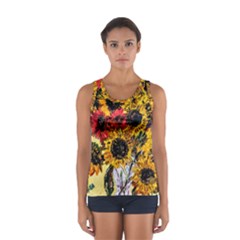 Sunflowers In A Scott House Sport Tank Top  by bestdesignintheworld