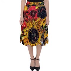 Sunflowers In A Scott House Folding Skater Skirt by bestdesignintheworld