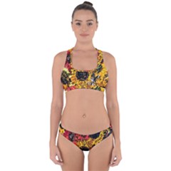 Sunflowers In A Scott House Cross Back Hipster Bikini Set by bestdesignintheworld