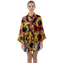 Sunflowers In A Scott House Long Sleeve Kimono Robe View1