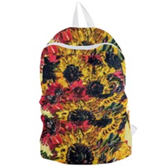 Sunflowers In A Scott House Foldable Lightweight Backpack