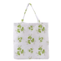 Photographic Floral Decorative Pattern Grocery Tote Bag by dflcprints