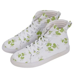 Photographic Floral Decorative Pattern Women s Hi-top Skate Sneakers by dflcprints