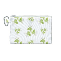 Photographic Floral Decorative Pattern Canvas Cosmetic Bag (medium)