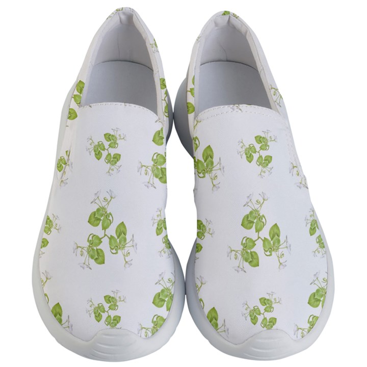 Photographic Floral Decorative Pattern Women s Lightweight Slip Ons