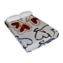 Loving Hearts Fitted Sheet (Full/ Double Size) View2