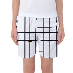 White Limits By Jandi Women s Basketball Shorts by Art2City