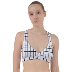 White Limits By Jandi Sweetheart Sports Bra by Art2City