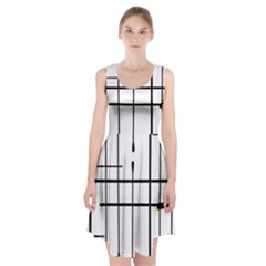 White Limits By Jandi Racerback Midi Dress by Art2City