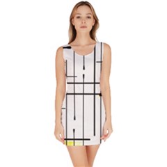 White Limits By Jandi Bodycon Dress by Art2City