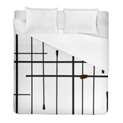 White Limits By Jandi Duvet Cover (full/ Double Size) by Art2City