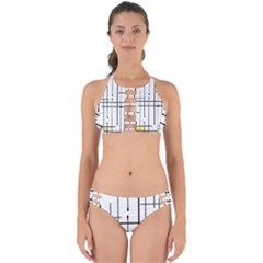 White Limits By Jandi Perfectly Cut Out Bikini Set by Art2City