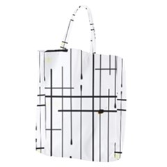 White Limits By Jandi Giant Grocery Zipper Tote