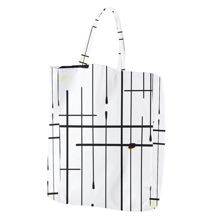 White Limits By Jandi Giant Grocery Zipper Tote